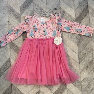 Wink Pink Nutcracker Print Dress 4T New